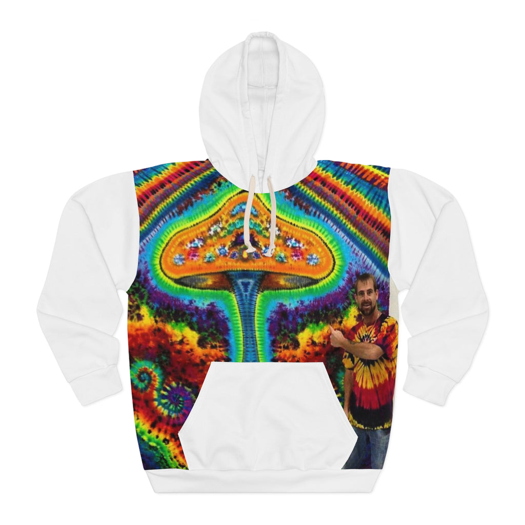 Psychedelic Mushroom Spiral Tie-Dye AOP Hoodie | JamminOn