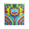 Dancing Bear Heart Burst Tie-Dye Tapestry | JamminOn