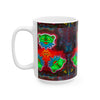 Triple Dancing Bears Tie-Dye Ceramic Mug | JamminOn