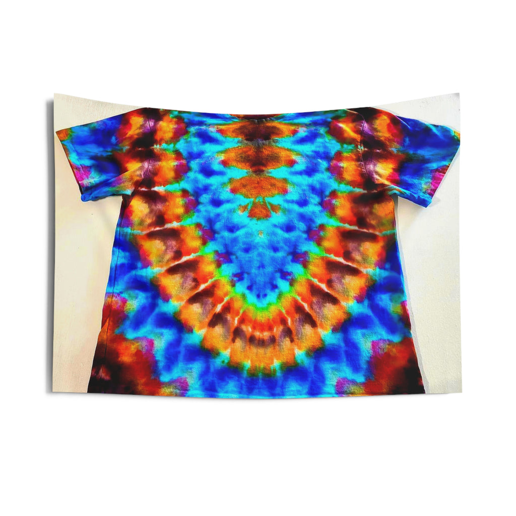 Ice Dye Abstract Tie-Dye Wall Tapestry | JamminOn