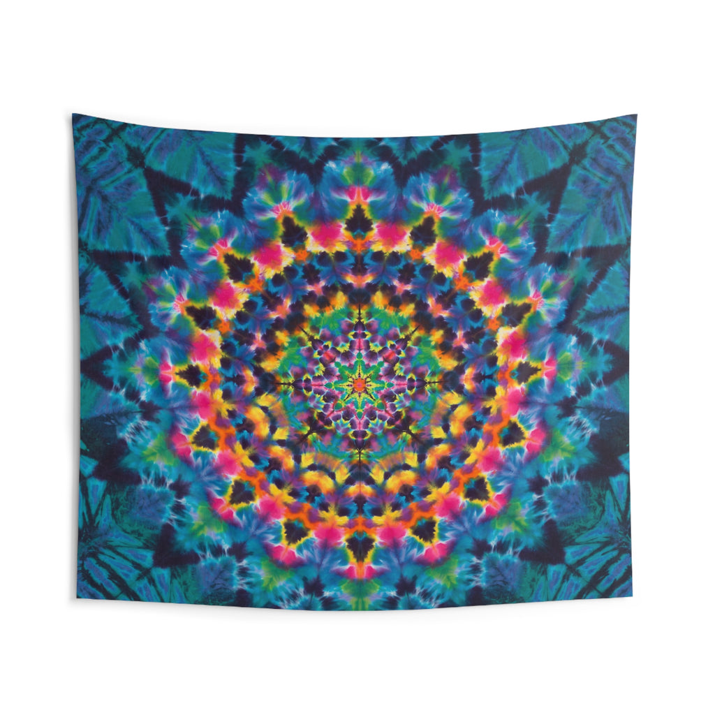 Galaxy Kaleidoscope Mandala Tie-Dye Tapestry | JamminOn
