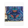 Cosmic Bear Mandala Tie-Dye Wall Art Canvas Print | JamminOn