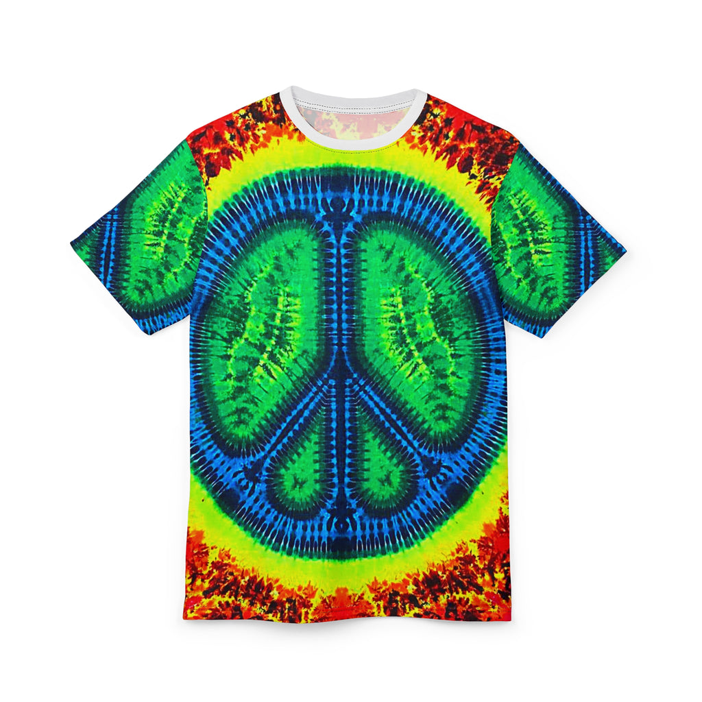 Peace Sign Fire Tie-Dye AOP Shirt | JamminOn