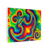 Om Symbol Rainbow Tie-Dye Canvas Print | JamminOn