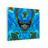 Peace Sign Fire Tie-Dye Canvas Print | JamminOn