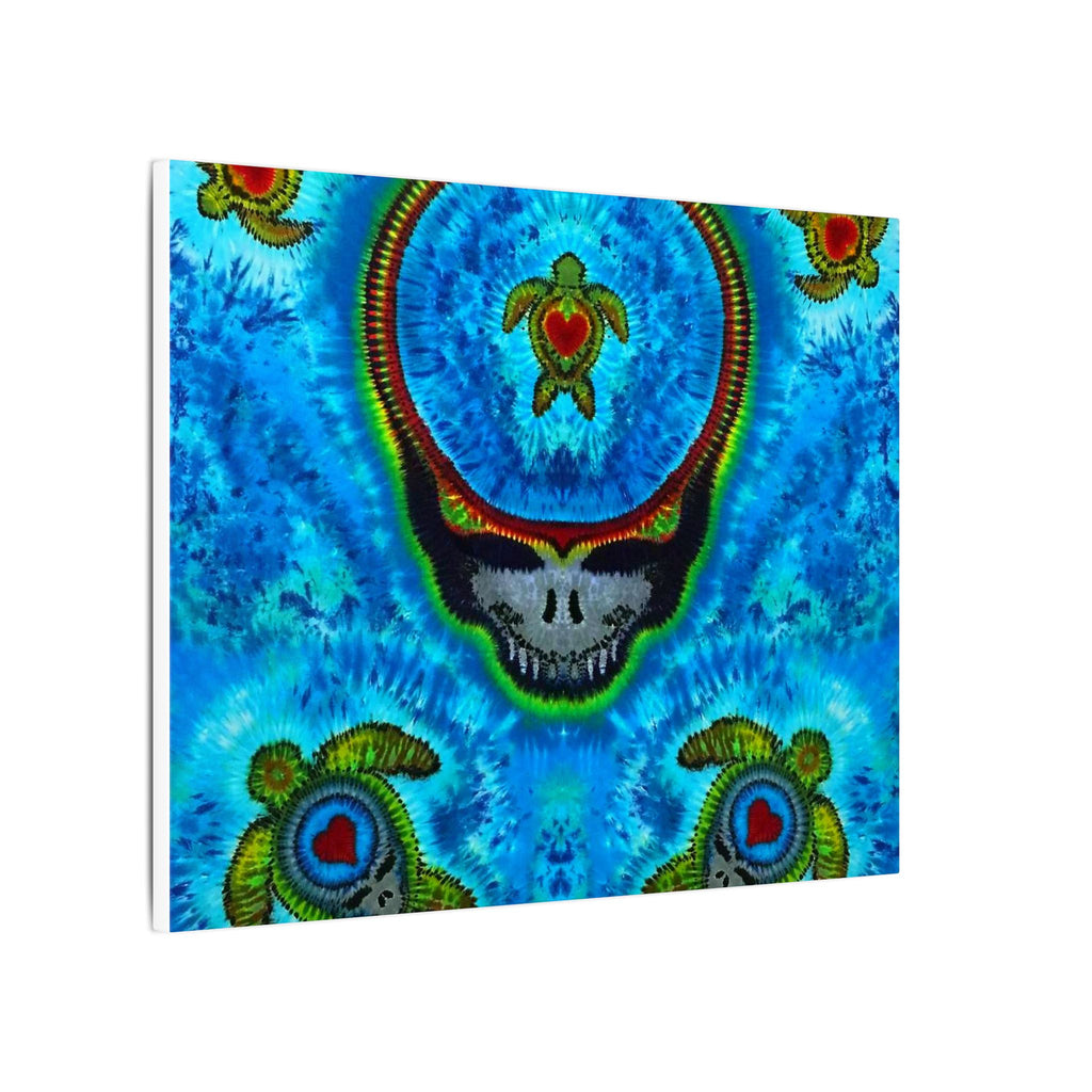 Peace Sign Fire Tie-Dye Canvas Print | JamminOn
