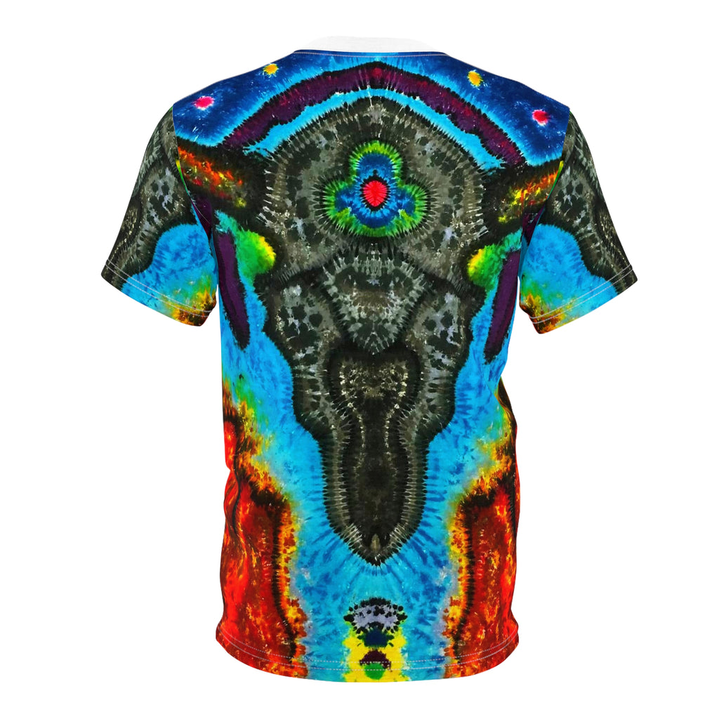 Buffalo Skull Tie-Dye AOP Shirt | JamminOn