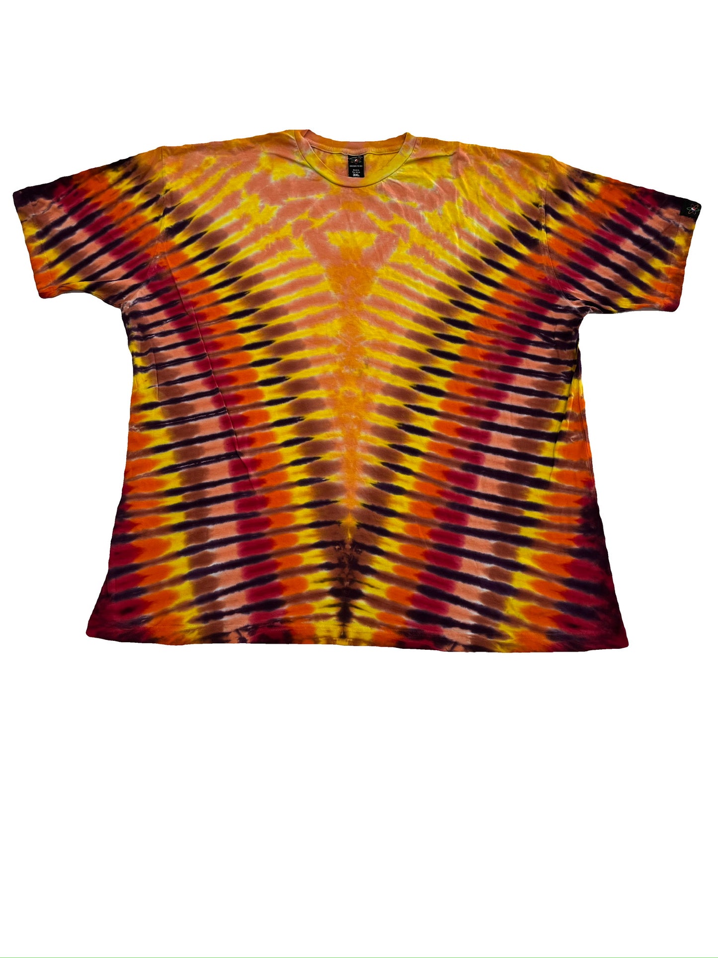 Tiger V print Tie - Dye 3XL