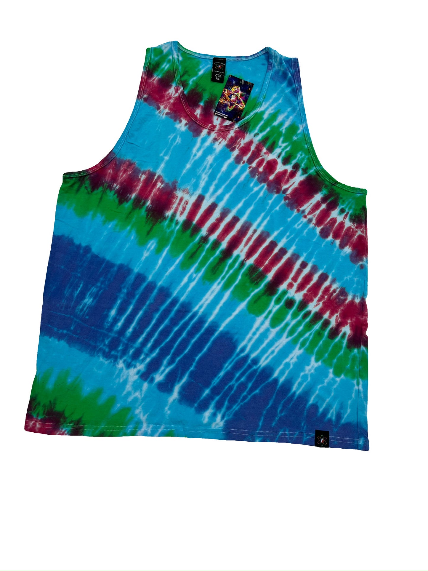 Wavy Stripes Tie - Dye XL