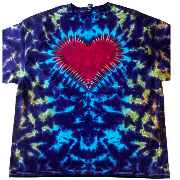 Heart Tie-Dye 3XL