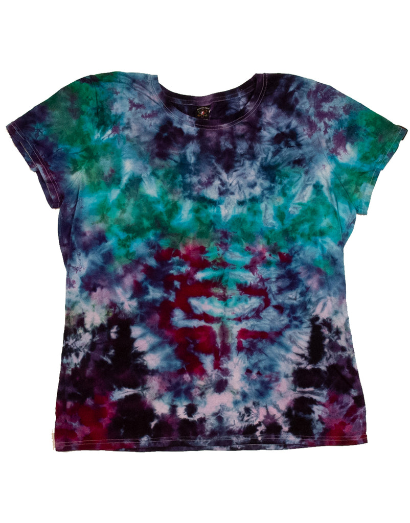 Ladies V-Neck Tie Dye Tshirt