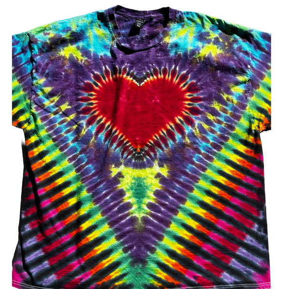 Heart Tie-Dye 3XL