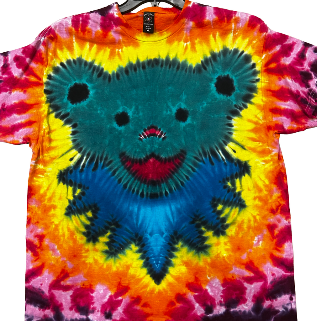Green Bear Tie-Dye XL