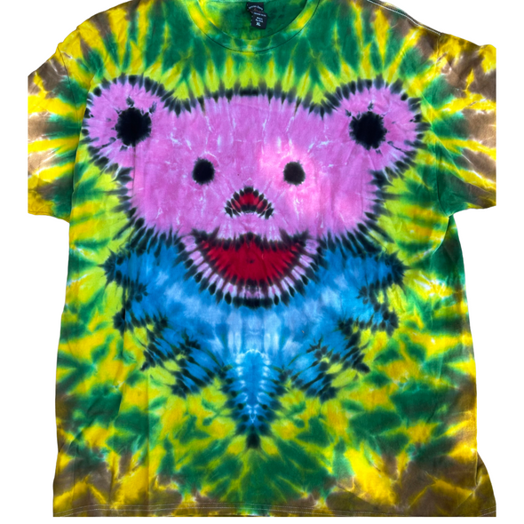 Pink Bear Tie-Dye XL