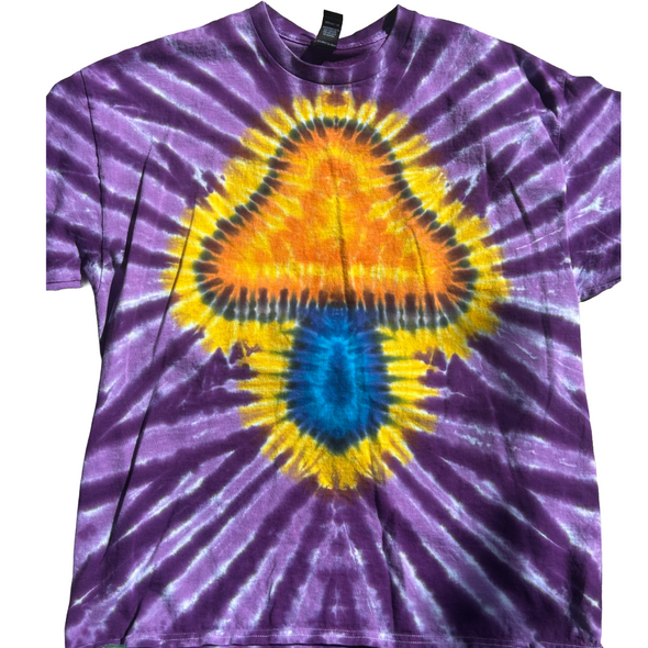 Purple Orange Tie Dye - XL