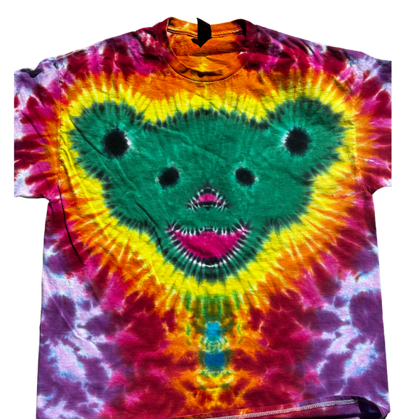 Green Bear Tie Dye - XL