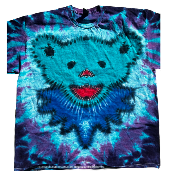 Blue Bear Tie-Dye 2XL