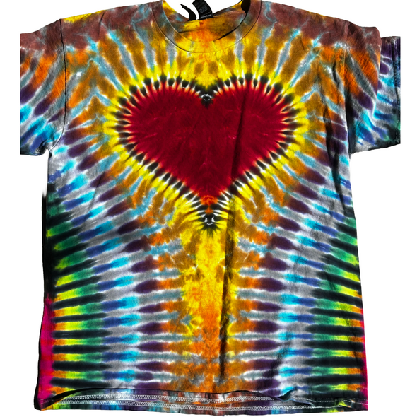 Heart Tie-Dye Large