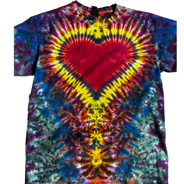 Heart Crunch Tie-Dye Large