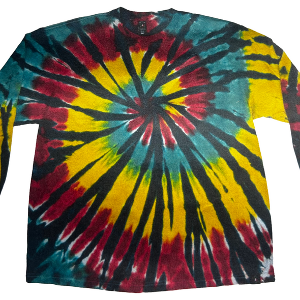 Rasta Spiral Long Sleeve - 2XL
