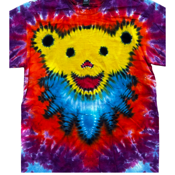 Yellow Bear Tie-Dye Large