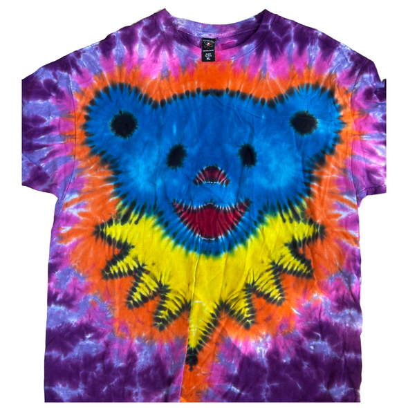Blue/Pink Bear Tie-Dye XL