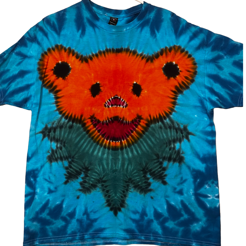 Orange Bear Tie-Dye XL