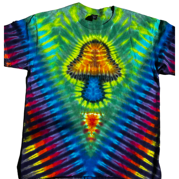 Mushroom V Tie-Dye Large