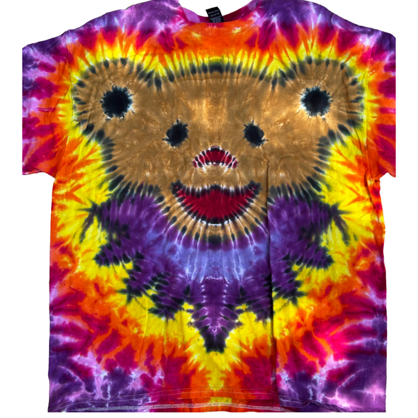 Brown Bear Tie-Dye XL