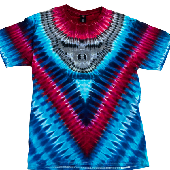 V Pattern Stealie Tie-Dye Medium