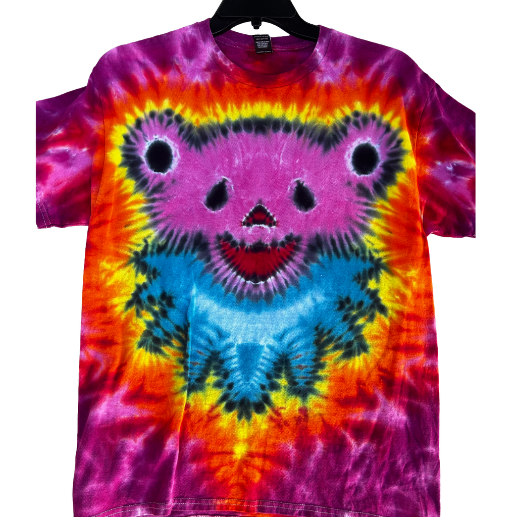 Pink Bear Tie-Dye Large