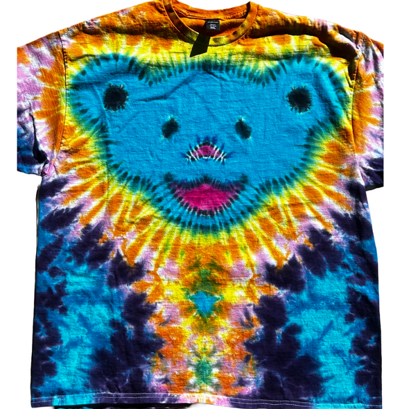 Blue Bear Tie-Dye 2XL
