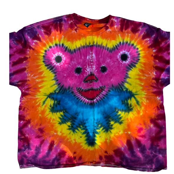 Pink Bear Tie-Dye 3XL