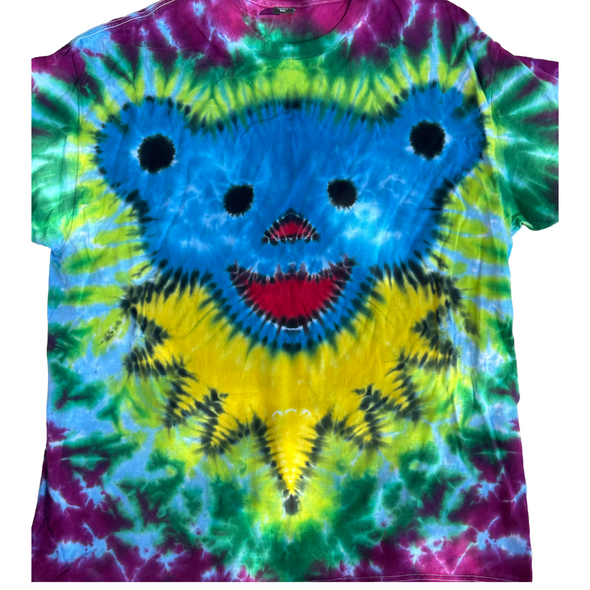 Blue Bear Tie-Dye XL
