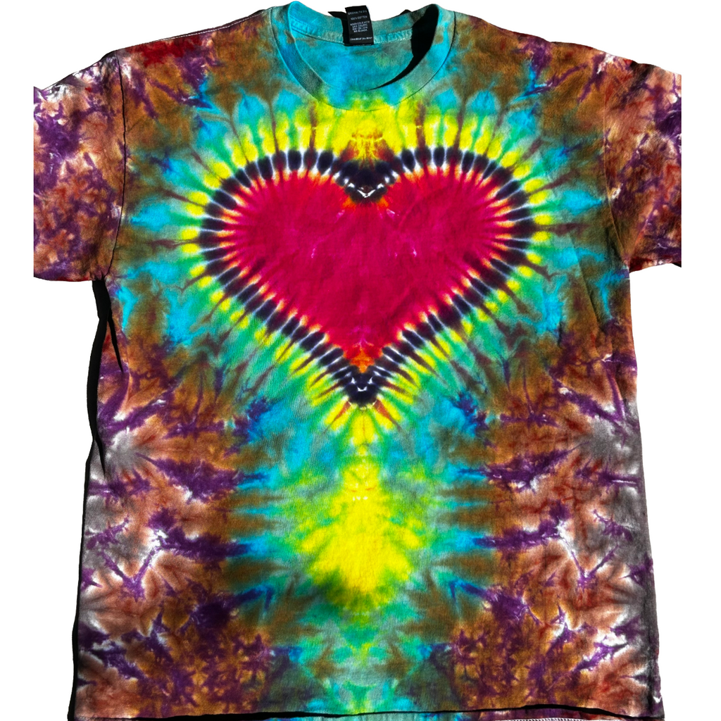 Heart Tie-Dye Large