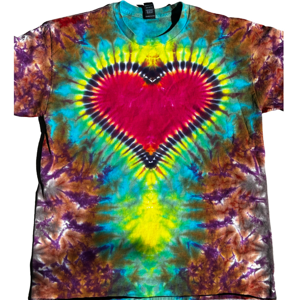 Heart Tie-Dye Large