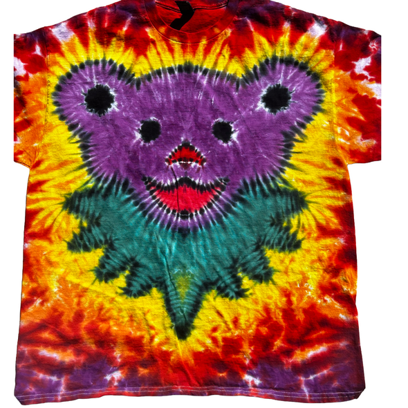 Purple Bear Tie Dye - XL