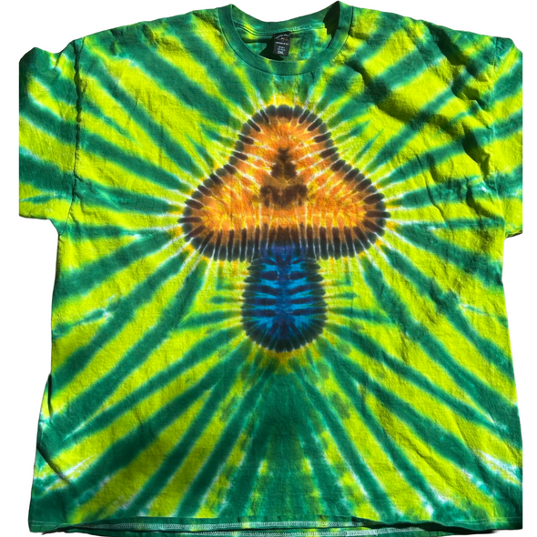 Lime Mushroom Tie-Dye 3XL