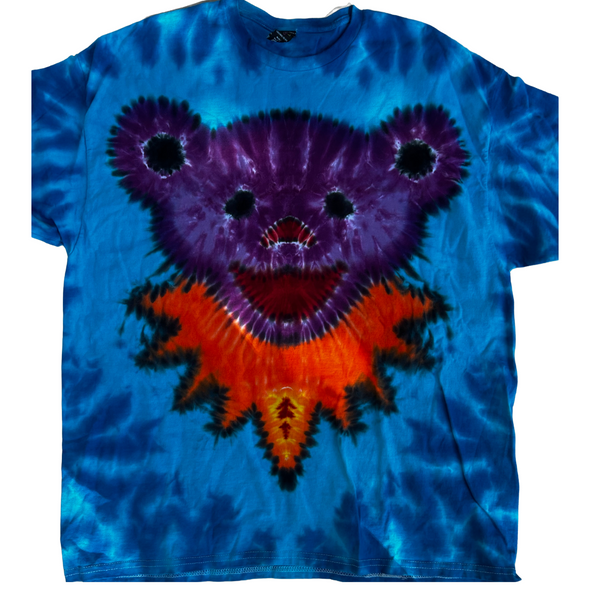 Purple Bear Tie-Dye 2XL