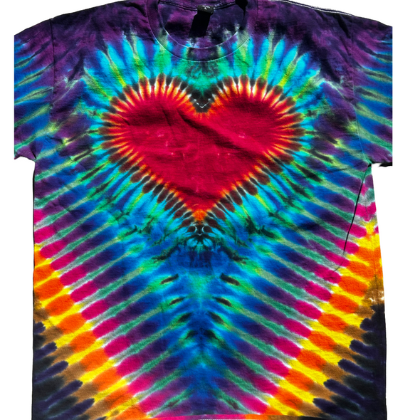 Heart Tie-Dye Large
