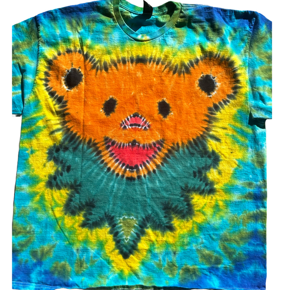 Orange Bear Tie-Dye 2XL