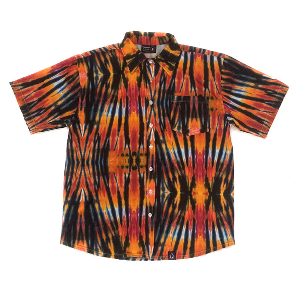 Button Up Shirt - Safari Tiger