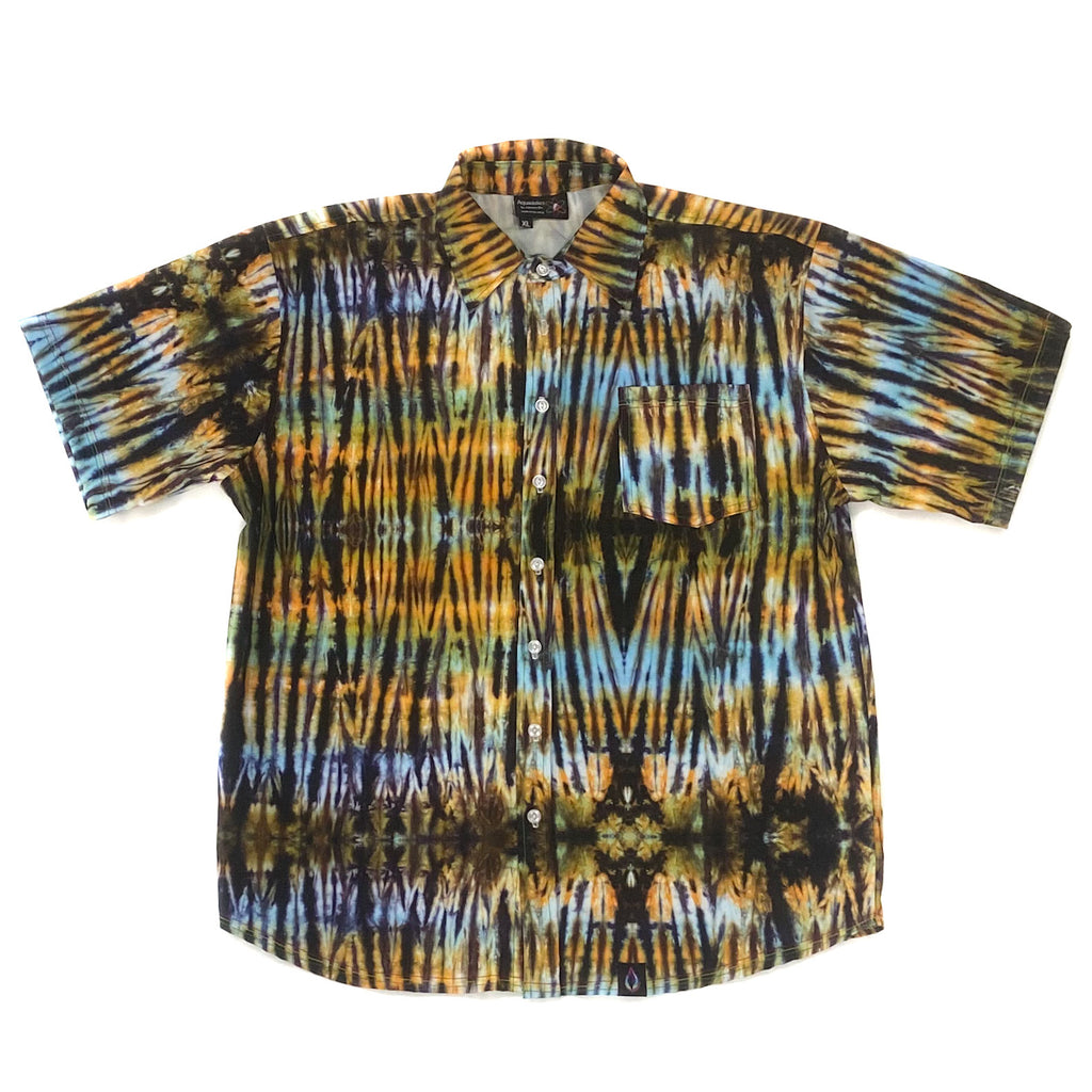 Button Up Shirt - Hawaiian Tiger
