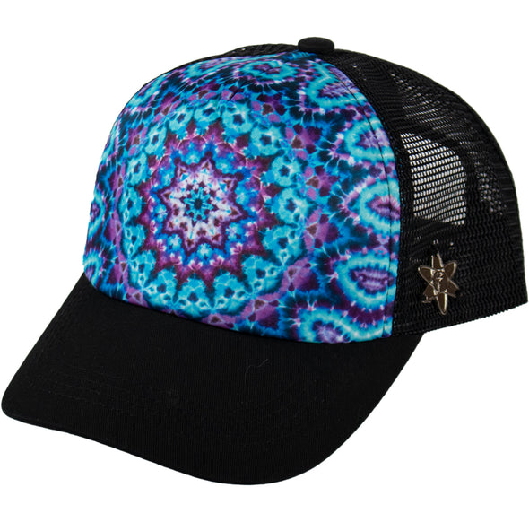 Mesh Baseball Hat - Ice Mandala