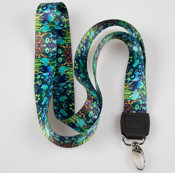 Green Liquid Light Lanyard