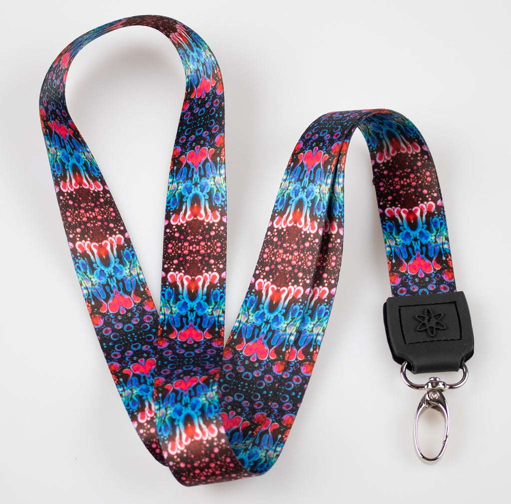 Red Liquid Light Lanyard