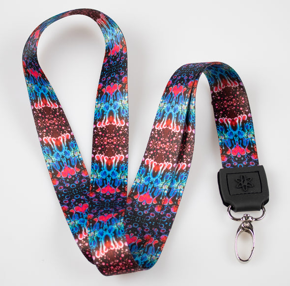 Red Liquid Light Lanyard