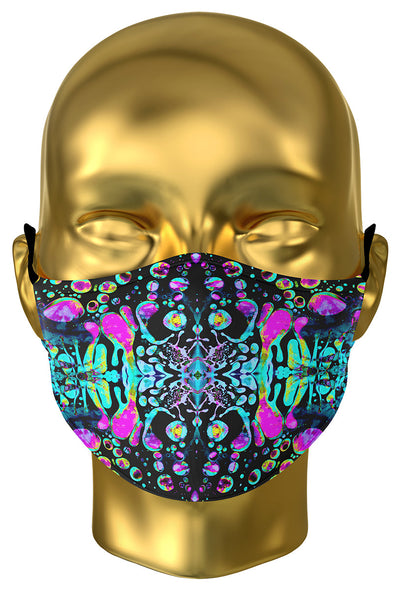 Cyan Liquid Light Premium Face Mask