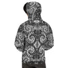 AUTUMN B/W ALL OVER PRINT HOODIE