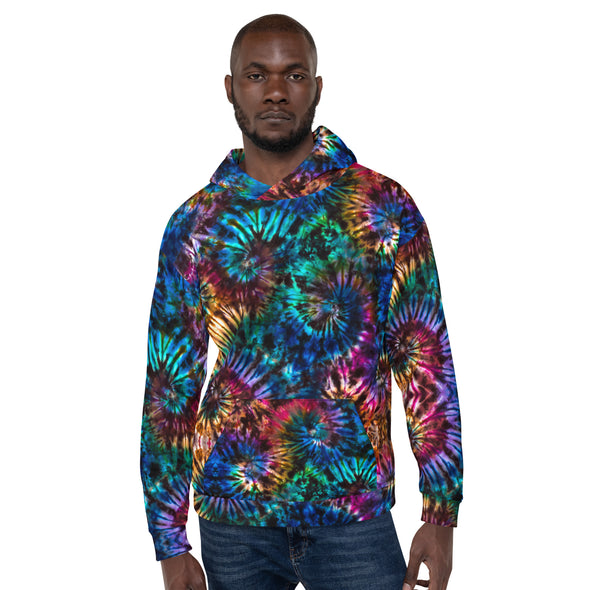 CORAL SPIRAL ALL OVER PRINT HOODIE